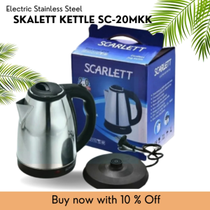 Scarlett Electric Stainless Steel Kettle SC-20MKK | Fast Boil 2.0L Auto-Off