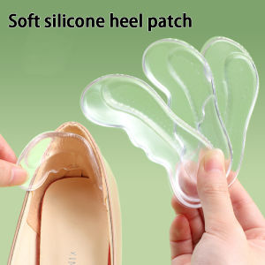 Silicone Heel Protectors High Heels Heel Stickers Adjustable Size Adhesive Anti-slip Insoles Pain Relief Foot Care Products