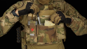 Oiking Knights Map Pack Bag Built-in Tegris Velcro Surface Tactical Vest Molle Expansion Sundries Bag for Outdoor Hunting Accessories