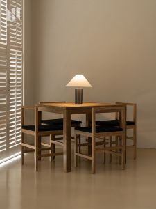 NONG HOME | Rustic Minimalist Small Square Table For Home Dining