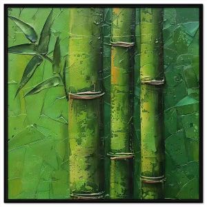 Tranh cây trúc ( bụi tre) phong thủy cầu bình an và may mắn.Tranh treo tường dán tường trang trí nội thất.CGI-1141