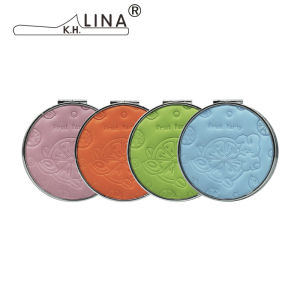 Foldable Cartoon Printed Leather Compact Mirror