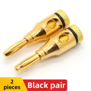 kuicc | Gold Plated Solderless Banana Plug 4mm