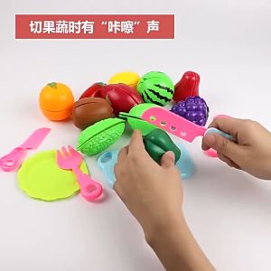 เล่นผลไม้และผัก เล่นบรรเทา ของเล่นบรรเทา 12 ชุด เนื้อหา: ผลไม้ ผัก ผลไม้ตัด ผักผลไม้ เป็น บทบาทการเล่น ของเล่นเด็ก