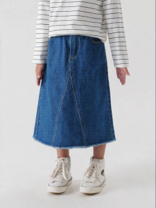 Marc&Janie | Stylish Long Girls Denim Skirt
