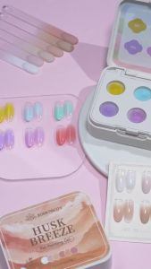 BORN PRETTY | BORN PRETTY 6-colors Pat Painting Gel Highly Saturated Natural Nude Shade French Gradient Soak Off UV Stamping Gel Nail Varnish