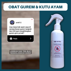 Obat Gurem Sieur Dan Pembasmi Kutu Ayam Cair Spray Semprot 250ml
