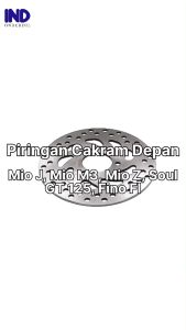 Piringan Cakram Depan Mio J M3 Z Soul GT 125 Fino FI Disc Disk Front Brake