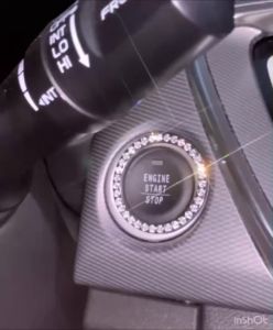 PREMIUM DAD RING DIAMOND ENGINE START BUTTON/Full Diamond Cover RingTombol Start Stop Engine DAD/DIAMOND TOMBOL START MOBIL UNIVERSAL Aksesoris Mobil Mewah Diamond - Lazada