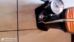 BERGARANSI HONOR Pompa Angin Sepeda dan motor Ban injak Manual Serbaguna Portable Pump FP1540D