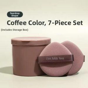 MONLEYTA | Dual-Use Dry & Wet Powder Puff with Non-Consuming Powder and Makeup Setting Function with Storage Box