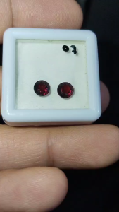 07พลอยโกเมนแท้ทรงกลมพร้อมจัดส่ง