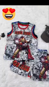 COD KIDS JERSEY TERNO MARVELS FOR 2-8 YRSOLD