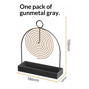 Nordic Iron Spiral Mosquito Coil Holder Creative Summer Incense Tray Mosquito Repellent Rack for Home