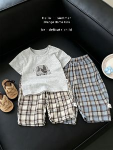 Cute Cartoon Print Light Summer Set