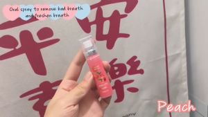 SUN HARDWARE Yingmushi Mouth Spray Breath Mint Peach Breath Oral Spray 20ml