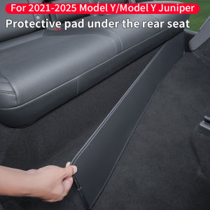 for Tesla Model Y Juniper Seat Kick Pad Cover Interior Strip Corner Guard Accessories 16/2000  Anti-kick pad under the rear sea