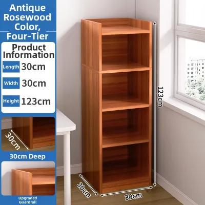 Space-saving Bookshelf for Home Use Narrow Corners