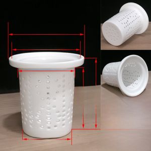 Pure Color Ceramic Tea Strainer Inner Cup Tea Pot Accessories Chinese Style Flower Tea Cup Filter Core Dining Table Utensils