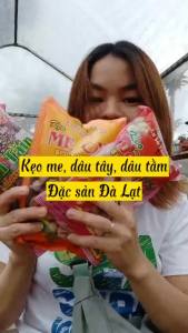 Kẹo mứt dâu tằm - dâu tây - Me cay [Hàng chính gốc Đà Lạt] 200g - bánh kẹo ăn vặt ngon