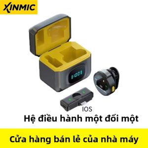 Micro Không Dây Cài Áo XinMic J6 Micro Tụ Điện Mini Với Chức Năng Khử Tiếng Ồn Dùng Cho iPad Điện Thoại Android Điện Thoại Type-C Thu Âm Ngoài Trời Phỏng Vấn Máy Tính.