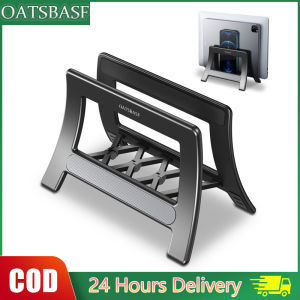 OATSBASF Vertical Laptop Stand Holder Desktop Stand Multifunctional Gravity Storage Laptop Stands For All MacBook Surface Tablet iPad and Gaming Laptops