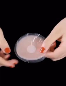 Fashion King 12pcs Nipple Tape with Box: Reusable Adhesive Invisible Pasties & Silicone Bra Circular