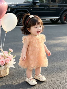 Đầm Phong Cách Công Chúa Ngọt Ngào Tulle Tay Bồng Nhẹ Nhàng