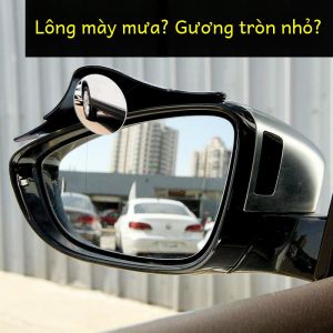 Gương Chiếu Hậu Ô Tô Tấm Chắn Mưa 1 Chống Mưa Nước Phản Xạ Gương Điểm Mù Gương Dự Gương Chống Mưa Ban