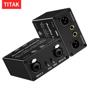 Bộ Cách Ly Âm Thanh XLR Chuyên Nghiệp Bộ Lọc Tiếng Ồn Thụ Động 2 Chiều Phụ Kiện RCA Cho Phát Sóng Trực Tiếp Bộ Xử Lý Tín Hiệu Âm Thanh Đa Chức Năng