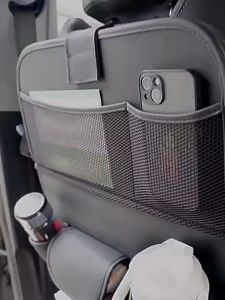 Leather Car Seat Storage Bag: A Versatile Driver & Passenger Solution