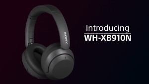 Sony WH-XB910N Bluetooth Headset Heavy Bass Stereo HiFi Headset with Microphone Noise Cancelling Headset Gaming Headset Portable Foldable Bluetooth Headset 30 Hours of Battery Life