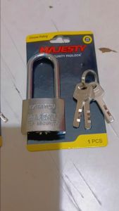 Majesty Gembok 40mm Leher Panjang Chrome 30mm Panjang