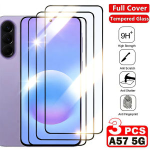 3PCS Full Cover Screen Protectors For Samsung Galaxy A57 A37 5G A56 A17 A36 A55 A16 A15 A54 A35A14 A34 A13 A53 Tempered Glass