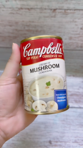 CAMPBELL’S – Lon NẤM 290g - SÚP KEM NẤM / MALAYSIA / Condensed Soup Cream Of Mushroom (HALAL)
