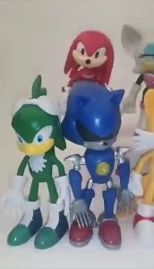 Mô Hình Nhân Vật Hoạt Hình Nhím Sonic Thần Tốc Bộ 5 Nhân Vật Các Phiên Bản Khác Nhau Nhận Vật Chibi Cao 14cm