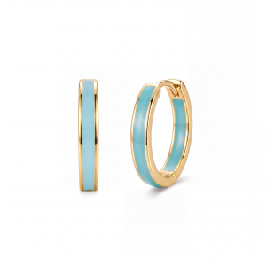 WYK | Dopamine Light Blue Enamel Earrings