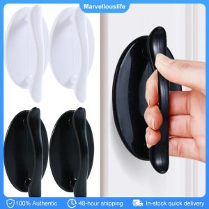 2pcs Self Adhesive Door Handles Sliding Window Plastic Kitchen Cabinet Pulls Drawer Knobs Drawer Handle