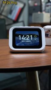 TF26 BOX Màn hình lớn thông minh Đồng hồ Bluetooth với màn hình Bluetooth Nhiệt độ hiển thị Bảng điều khiển Loa FM Trang trí văn phòng phòng ngủ