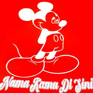 setika Sablon setrika custom cutting nama sendiri mudah menempel di kain ukuran 20x30 cm