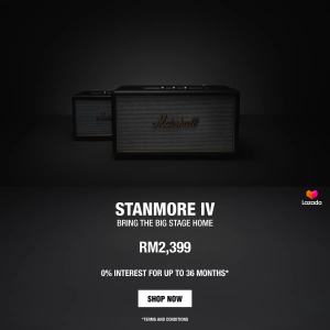 [NEW ARRIVAL] MARSHALL STANMORE IV BLUETOOTH SPEAKER BLACK - 1 YEAR WARRANTY