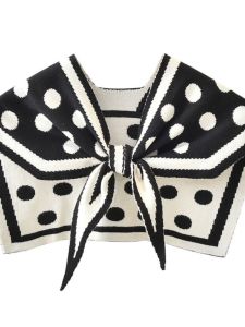 Khăn Choàng Dệt Kim Dày Đa Năng Cho Nữ Mùa Xuân Thu Bảo Vệ Cổ Ấm Áp Đa Năng Có Thể Kết Hợp Nhiều Cách