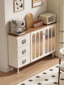 DMX | Ultra Slim Creamy French Style Storage Cabinet 30cm