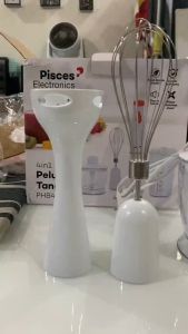 Hand Stand Blender Pisces 4in1 PHB400 Chopper Pelumat Tangan Original ori