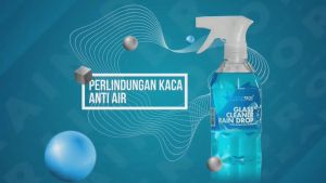 GLASS CLEANER RAIN DROP - GLASS COATING - PELAPIS KACA ANTI AIR - RAIN CLEAR - GLASS COAT - EFEK DAUN TALAS - HYDROPHOBIC - NANOTECH PROTECTION