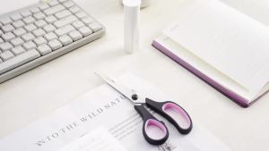 Multicolor Soft Grip Premium Stainless Steel Multi-Purpose Scissors Ambidextrous for Daily Cutting DIY Craft School & Office