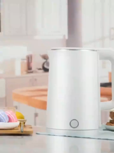 (Ship in 12hrs)Cool Touch Double Wall Kettle Full inner Stainless Steel 1500W Kettle Jug Large Kettle Home and Office Electric Kettles