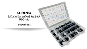 อุปกรณ์แอร์รถยนต์ R134a ดีแม็ก วีโก้ ฟอร์ด ไททัน นาวาร่า ครบไซส์ กล่อง 500 วง OR0029 โอริงใหญ่ ชุดดีแม็ก ไตตัน ใหญ่ ดีแม็ก Vigo Ford