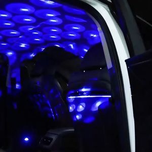 ACNF Lampu Mini LED Proyektor Interior Mobil RGB USB Plug 5V - M9