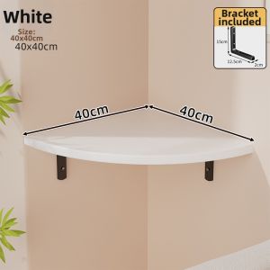 Bedroom Corner Storage Triangle Wall Shelf